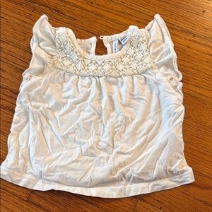 Janie & Jack Lace Yoke Shirt